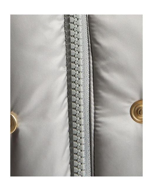Fay Gray Argyle Quilted Hooded Jacket