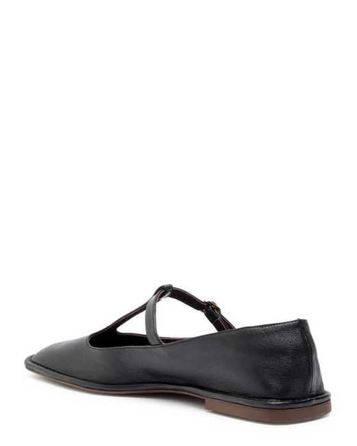 The Row Multicolor Leather Mary Jane Flats