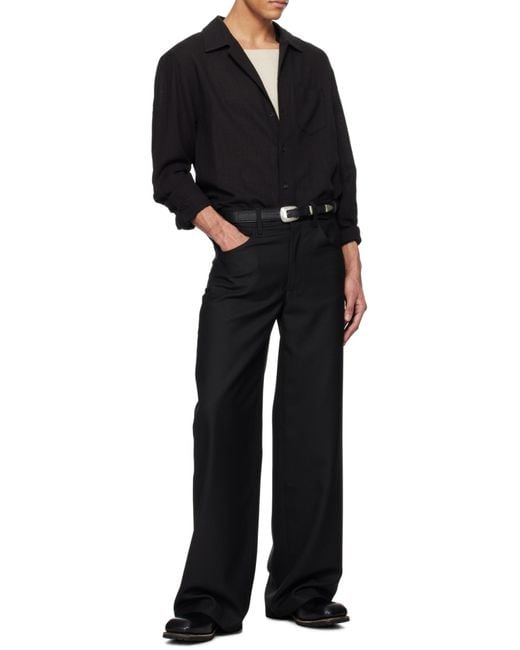 Séfr Black Séfr Leo Lightweight Voile Shirt for men