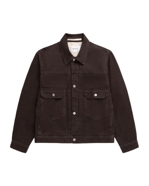 Norse Projects Brown Resist-Dyed Twill Type Ii Jacket for men