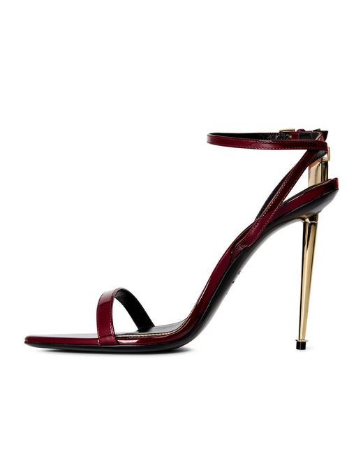 Tom Ford White Padlock Heels