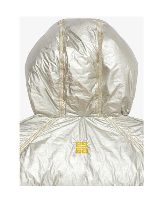 Givenchy Metallic Fluo Short Puffer Jacket for men