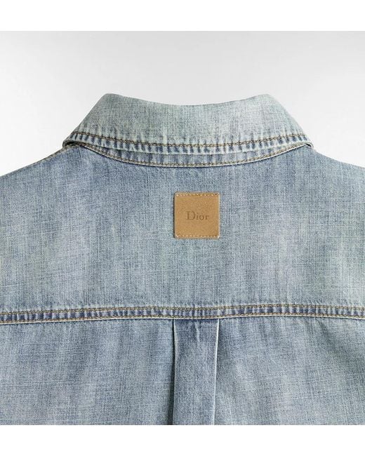 Dior Blue Overshirt for men