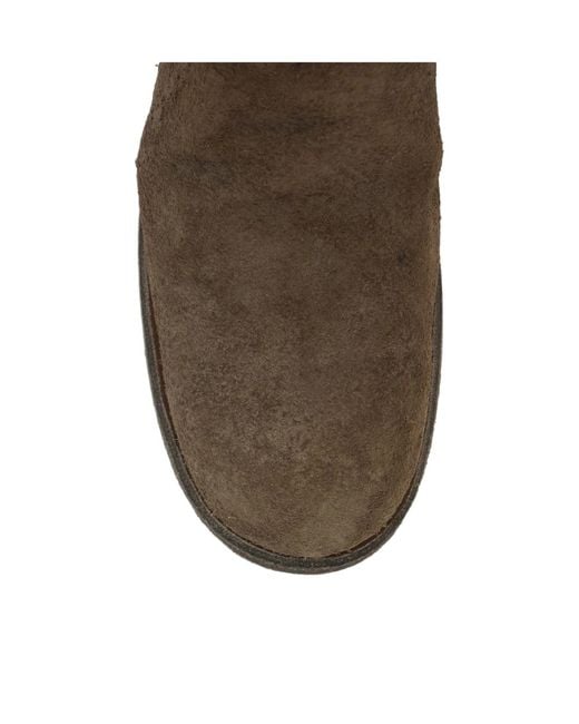 Guidi Brown Zippered Ankle Boots