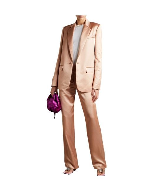 A.L.C. Natural Dakota Satin Blazer