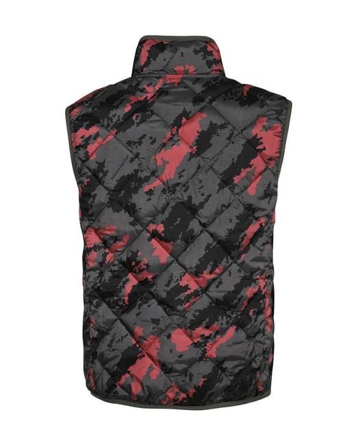 BBCICECREAM Black Quilted Zip Gilet Jacket for men