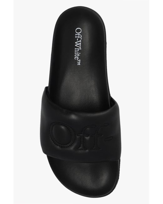 ＊OFF WHITE＊ Bookish Sponge Slides Off-White c/o Virgil Abloh Bookish Sponge Slip-On Slides in