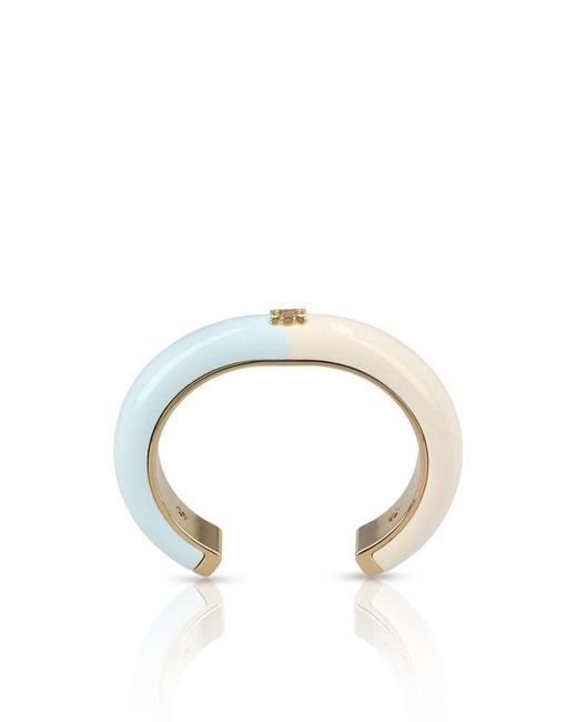 Céline Metallic Open Design Bracelet