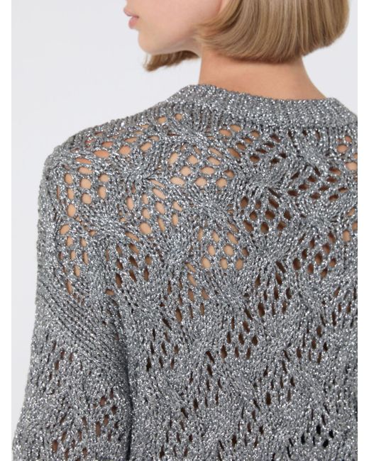 Max Mara Gray Studio Pilade Crewneck Knitted Jumper