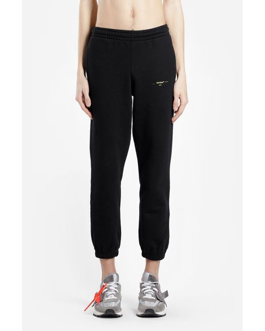 Off-White c/o Virgil Abloh Blue Logo Printed Sweatpants for men