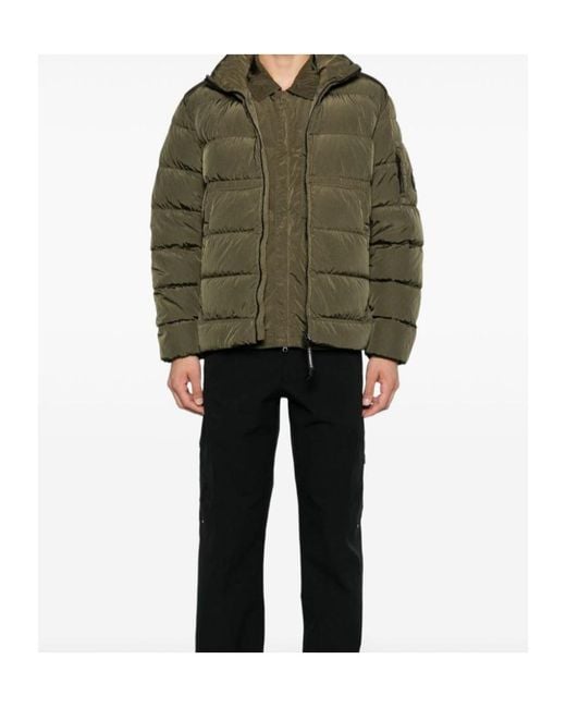 C P Company Green Chrome-R Padded Jacket for men