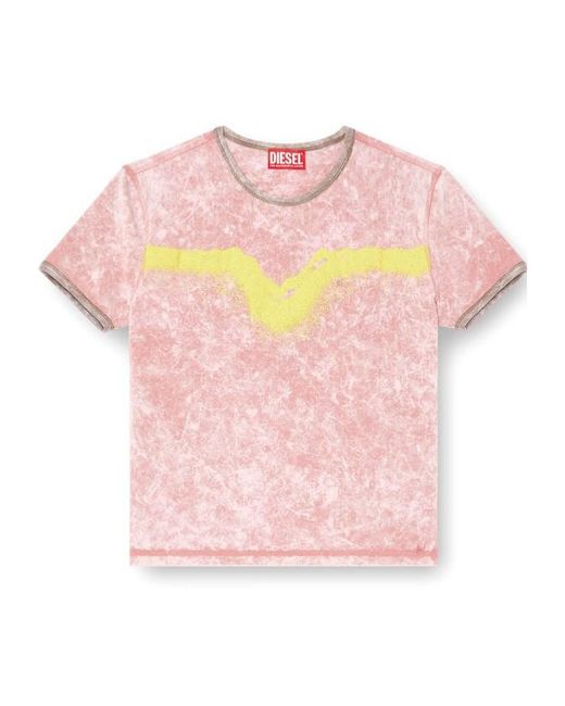 DIESEL Pink T-Uncutie T-Shirt
