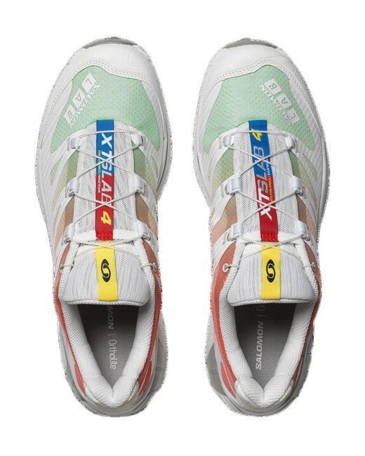 Salomon Lab White Salomon Xt-4 Og Logo Printed Sneakers for men