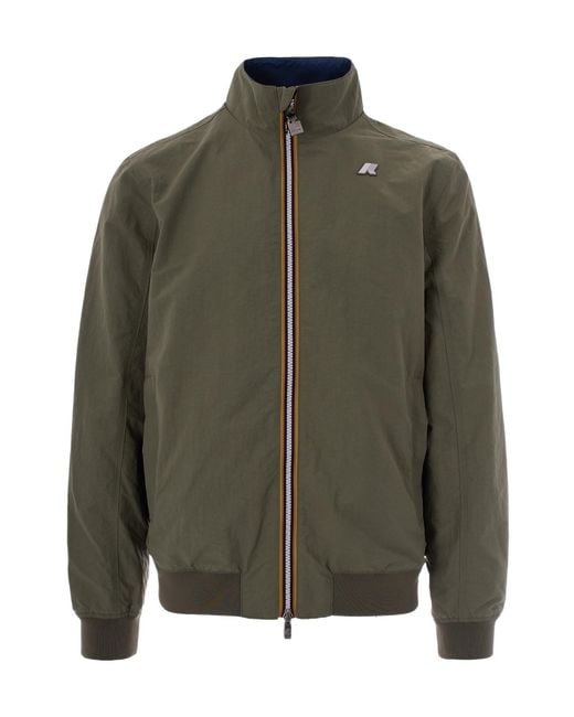 K-Way Green Arsene Reversible Jacket