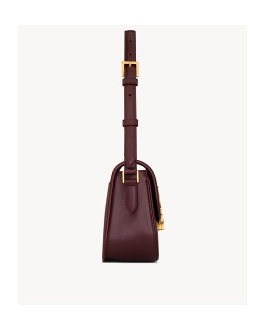 Saint Laurent Purple Solferino Medium Shoulder Bag