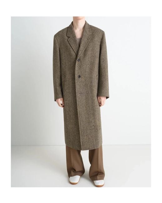 Lemaire Natural Long Chesterfield Coat for men