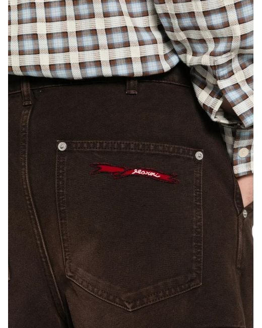 Marni Black Wide-Leg Relaxed Jeans for men