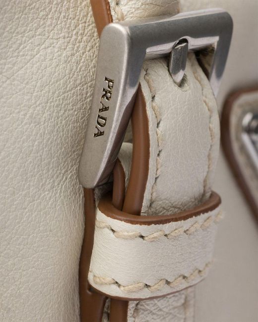 Prada Metallic Karin Small Leather Bag
