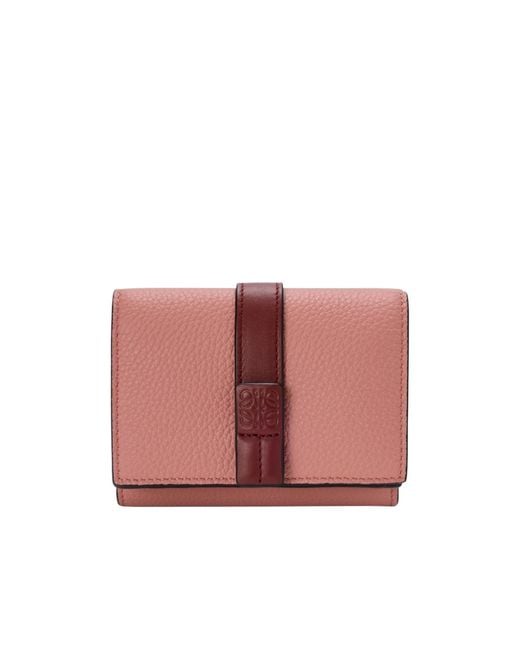 Loewe Red Trifold Wallet