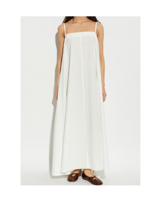 Studio Nicholson White Sleeveless Dress