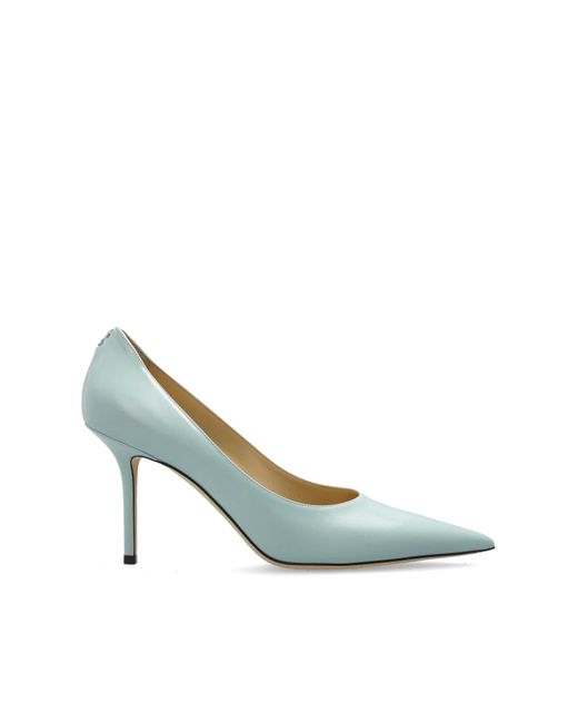 Jimmy Choo Green 85Mm Love Pumps