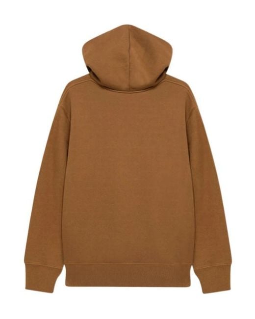 Autry Brown Tonal Logo Hoodie