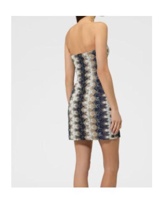 Missoni Black Sleeveless Patterned Knitted Dress
