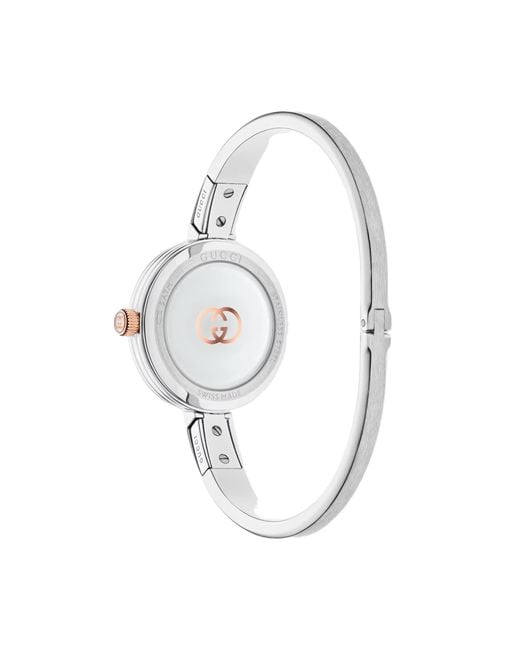 Gucci White Watch Model 2000, 24 Mm