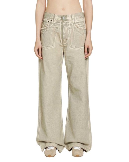 Acne Natural Belt Loop Jeans