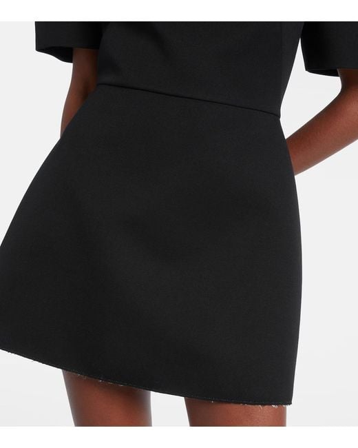 Givenchy Black Wool Minidress