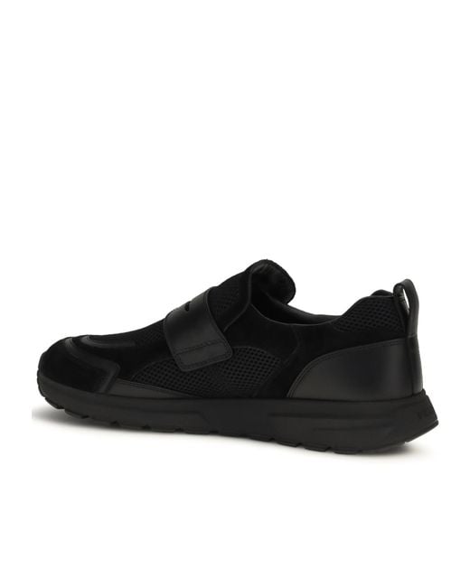 Prada Black Prax Mesh Sneakers for men