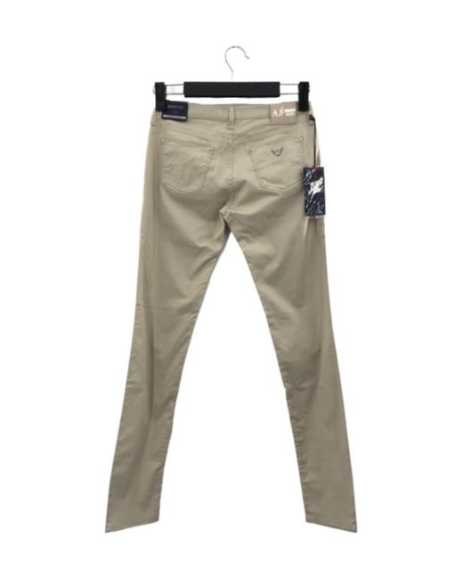 Armani Jeans Gray Logo Decal Jeans Pants