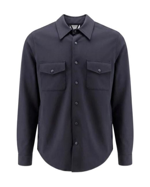 Aspesi Blue Overshirt for men