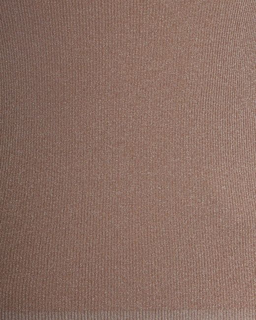 Max Mara Brown Studio Mstsequoia Short-Sleeved Knitted Top