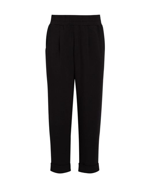 Varley Black Elastic Cuffed Sweatpants
