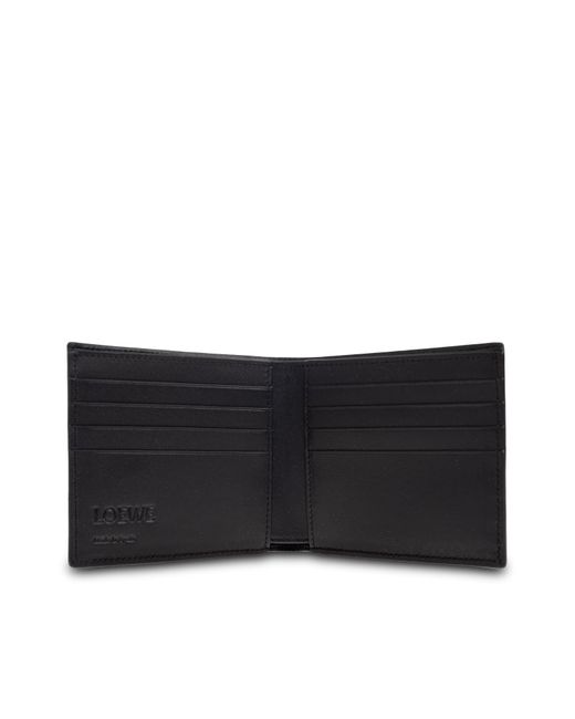 Loewe Black X Suna Fujita Logo Patch Bi-Fold Wallet for men