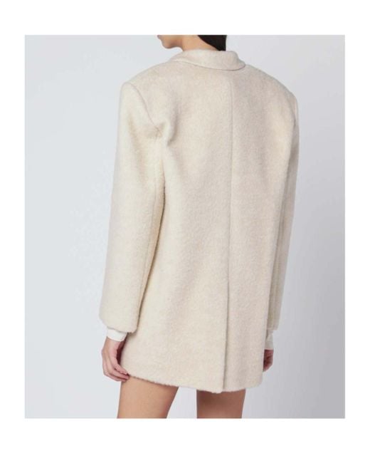 ANDAMANE White Oversized Jacket