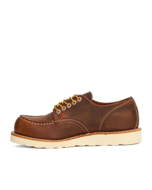 Red Wing Brown Mosinka Oxford Shoes for men
