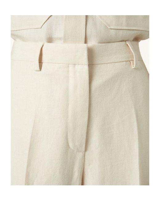 Loro Piana White Dermot Trousers