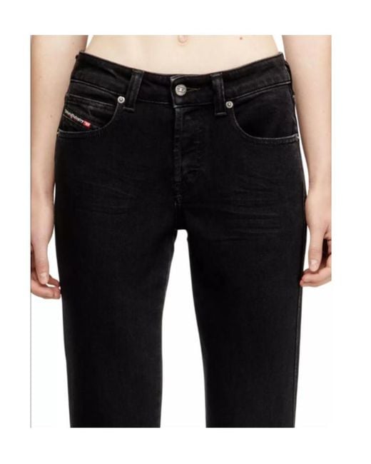 DIESEL Black Slim Jeans 1992 D-Jiann 09N89
