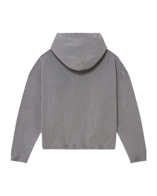 Satisfy Gray Softcell Logo Hoodie for men