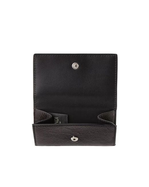 Fendi Black Mini Tube Trifold
