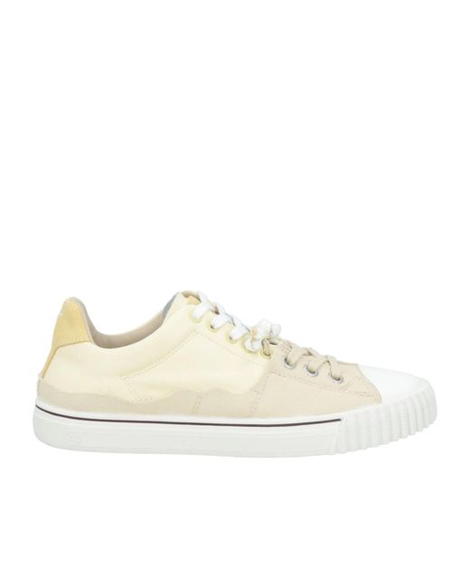 Maison Margiela White Low-Top Canvas Shoes