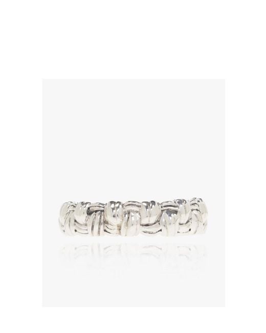Bottega Veneta White Logo Bracelet