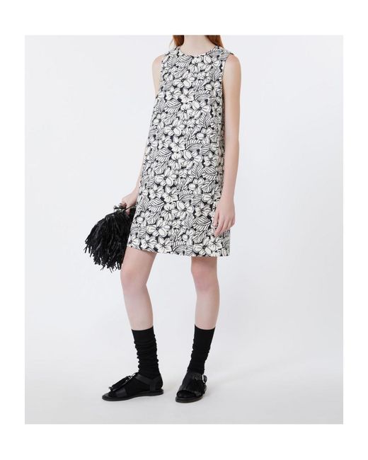 Weekend by Maxmara White Floral Midi Dress