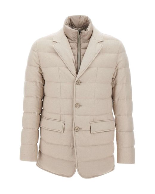 Herno Natural Quilted Jacket for men