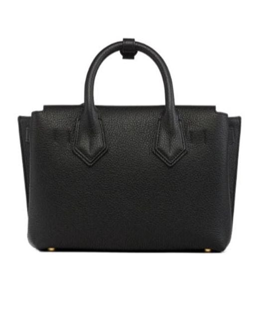 MCM Black Milla Small Tote Bag