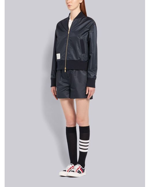 Thom Browne White Striped Low-Cut Sneakers