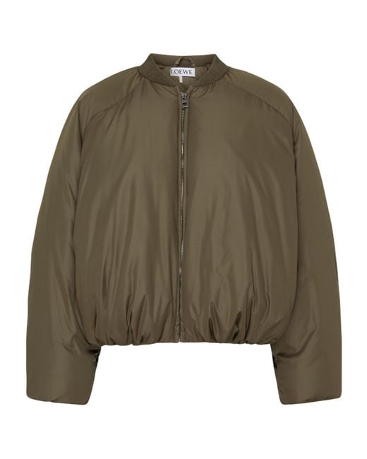 Loewe Green Zippered Pilot Casual Jacket