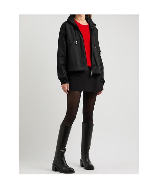 Moncler Black Hemar Nylon Parka